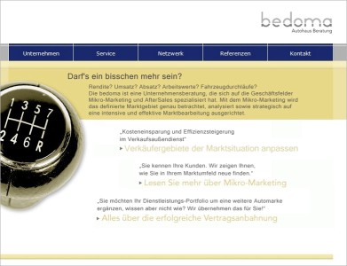 Image of www.bedoma.de